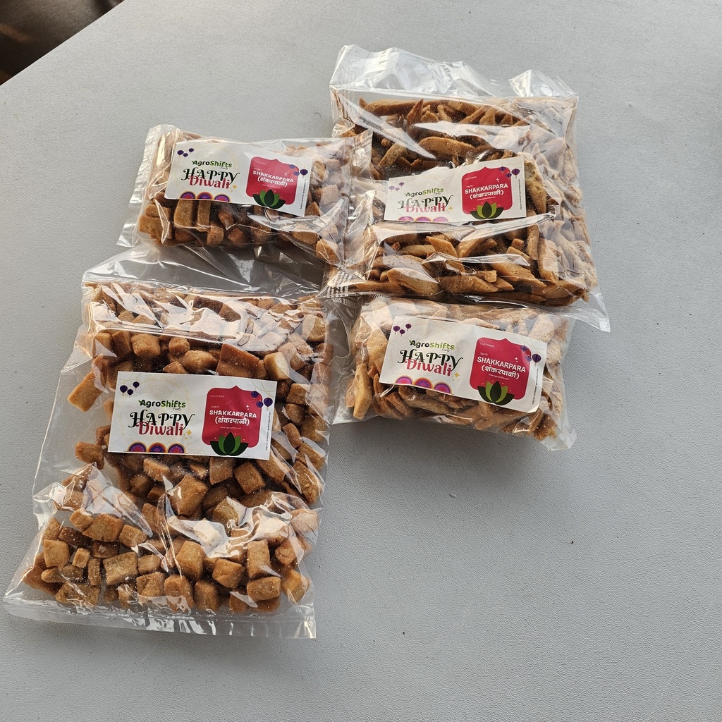 Salted Shakkarpara_ खारे शंकरपाळी